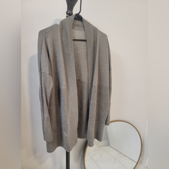 Lululemon Sit in Lotus Wrap II Ribbed Cardigan Sweater Size 4 - Picture 1 of 7